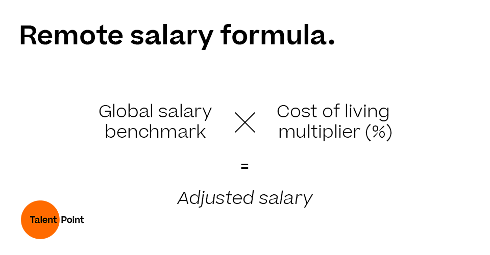 Remote salary formula calculation